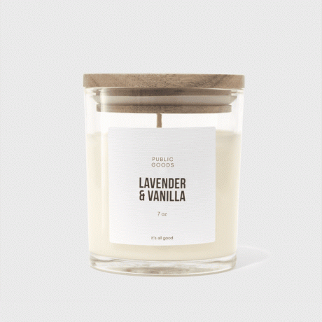 Public Goods Levandule & Vanilla Soy Candle