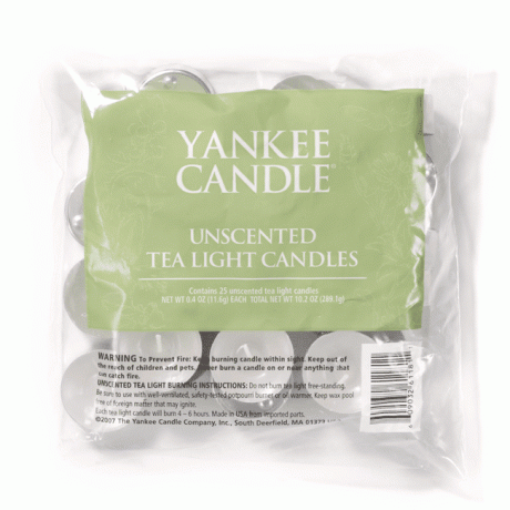 Yankee Candle neparfémované čajové svíčky